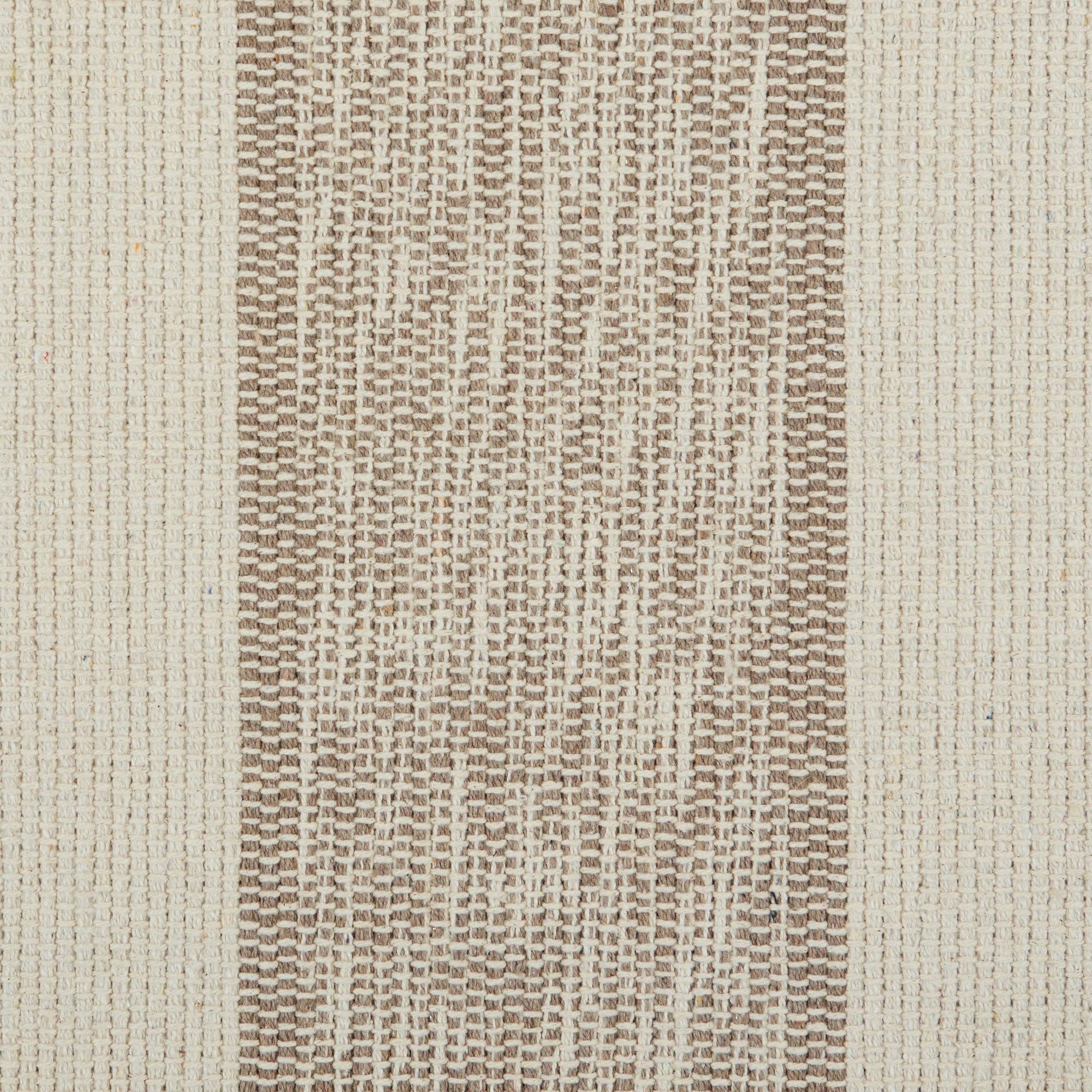 Brown Variegated Stripe Recycled Yarn Rug - Hamlin Row