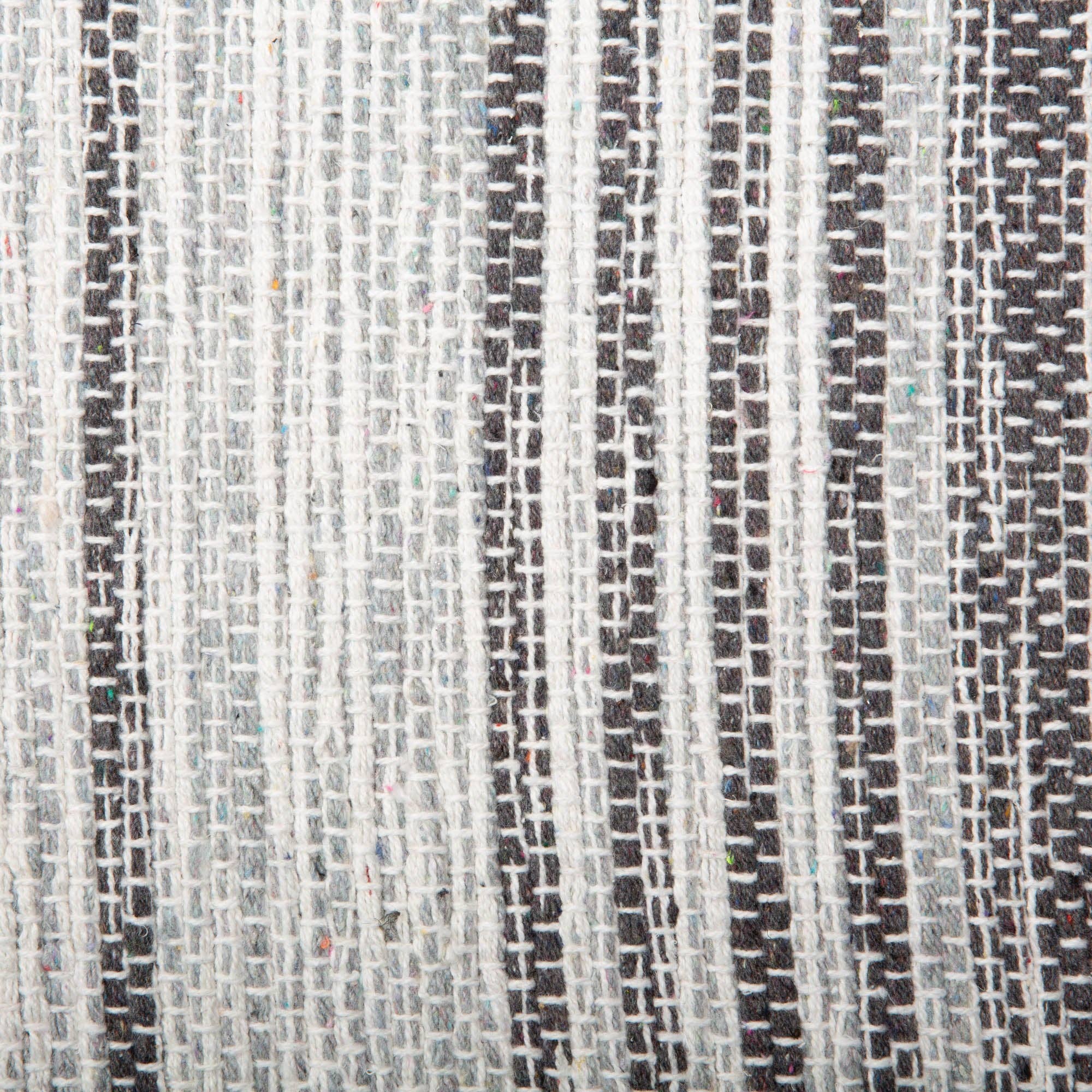 Variegated Gray Recycled Yarn Rug 2X3 Ft - Hamlin Row