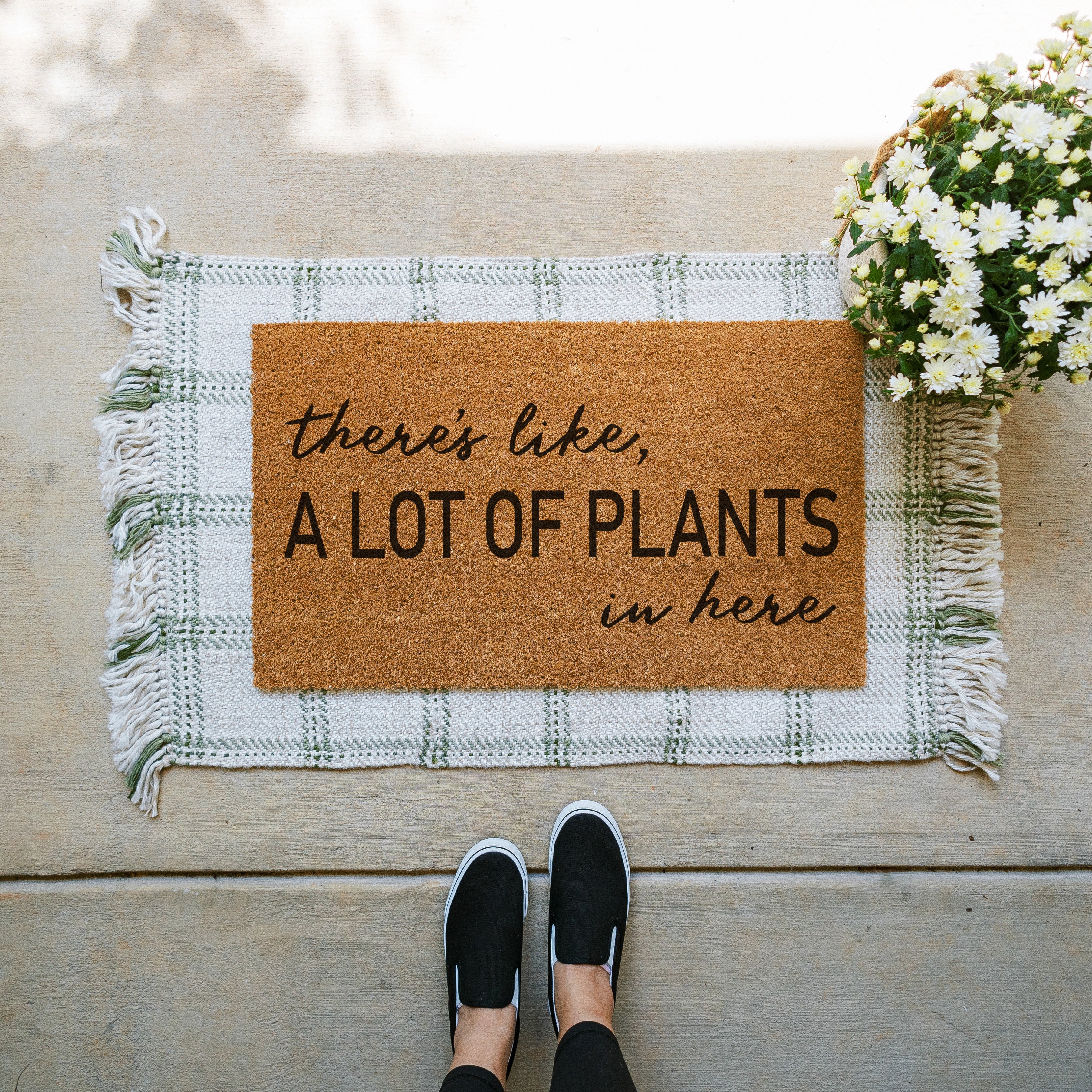 There's Like, A Lot of Plants in Here Doormat