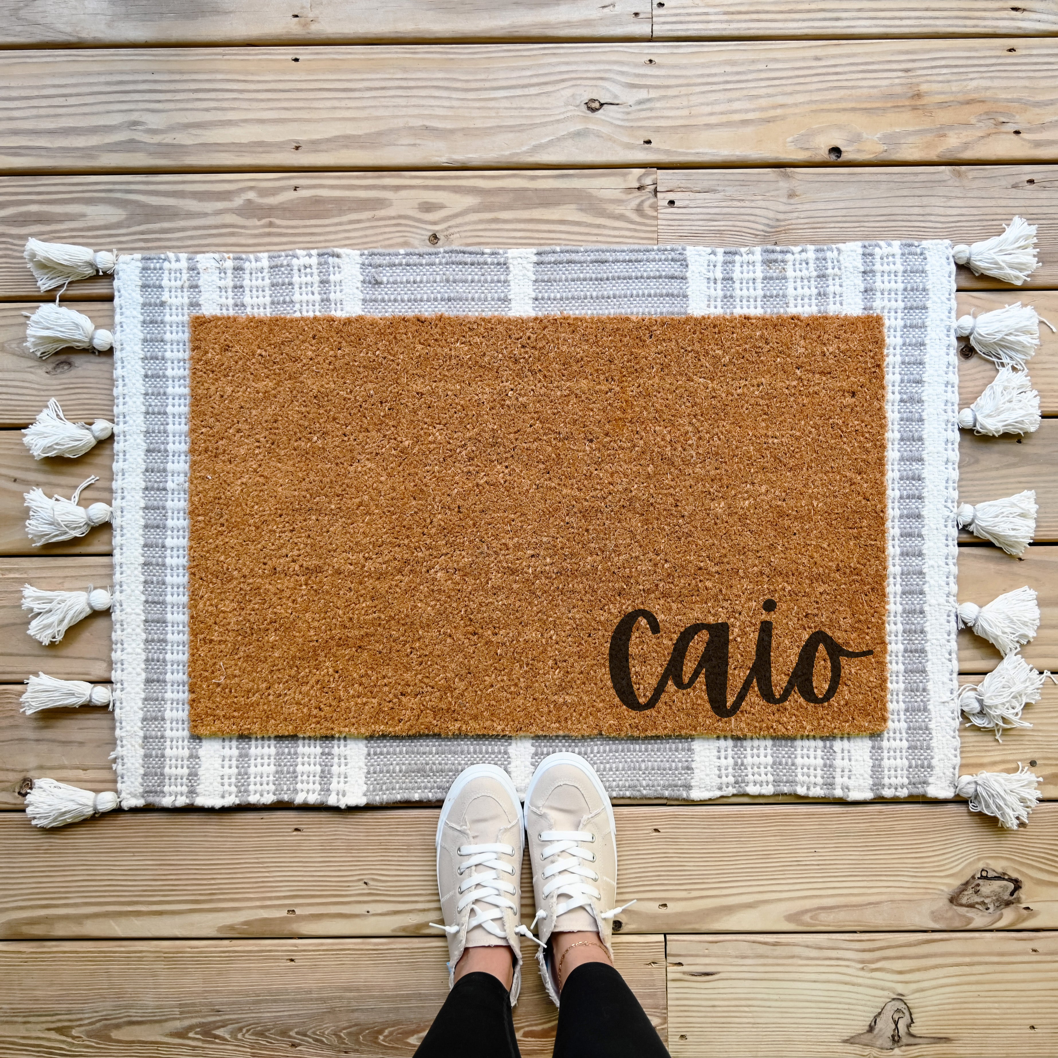 Caio Welcome Doormat - Hamlin Row