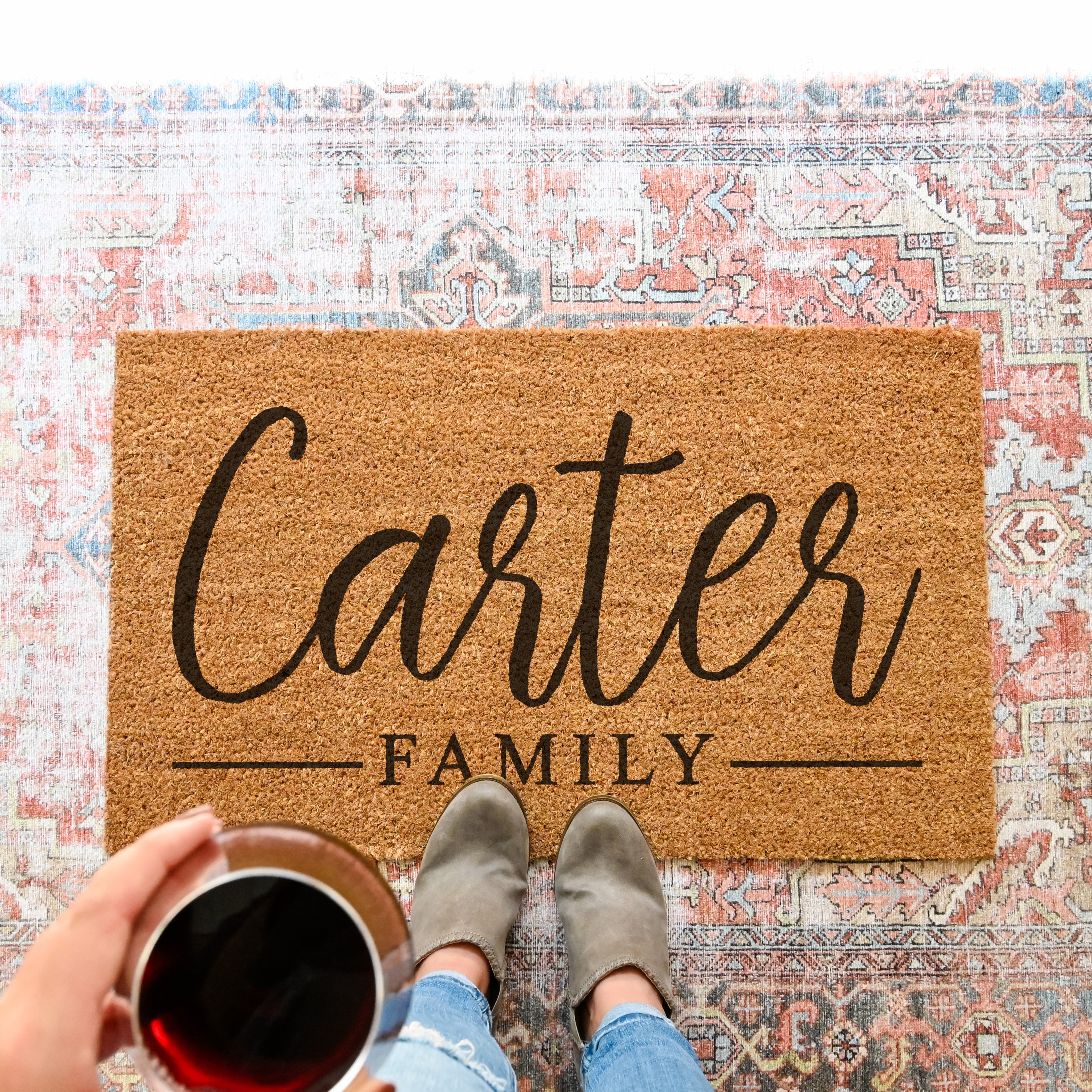 Personalized Doormat. Coir doormat