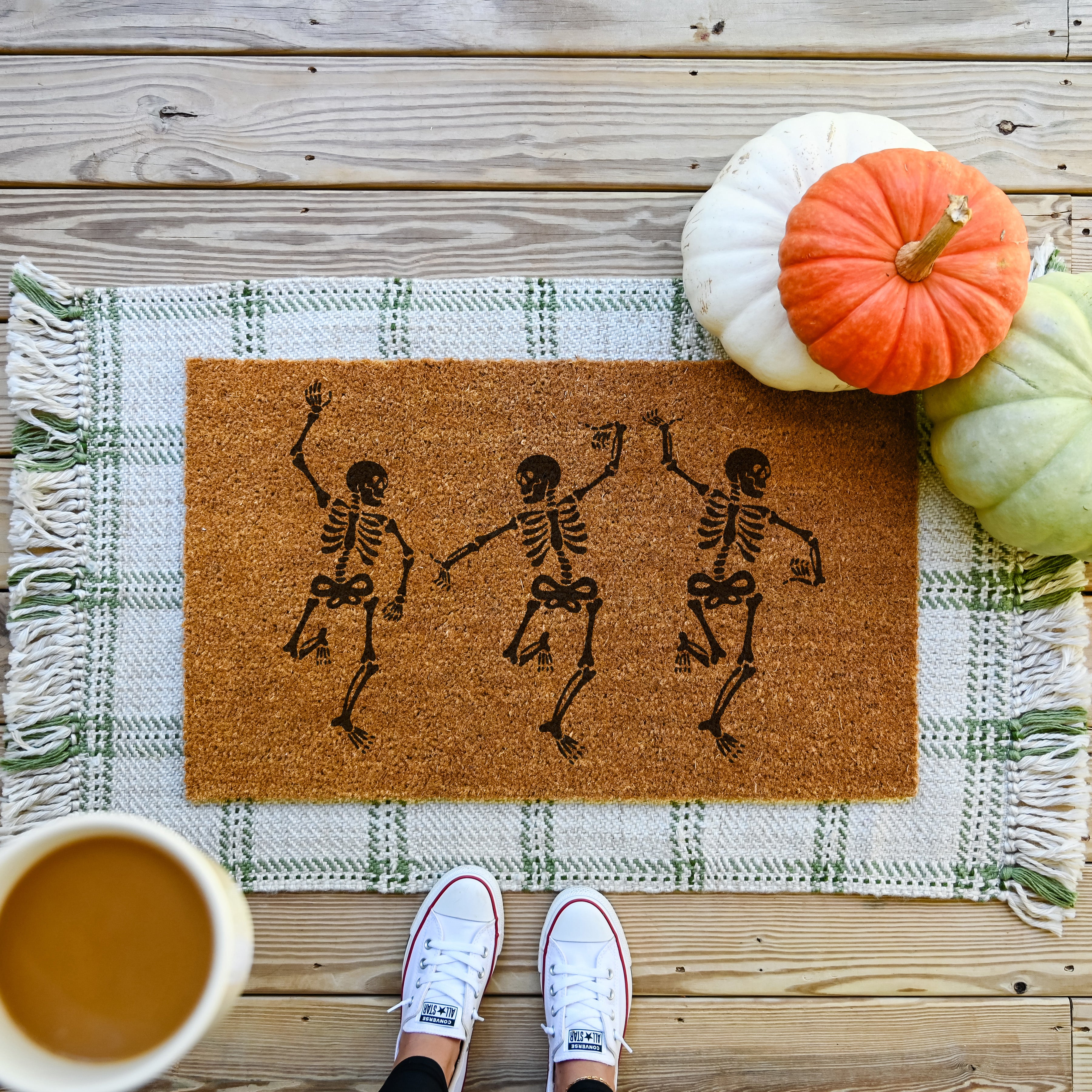 Dancing Skeleton Doormat