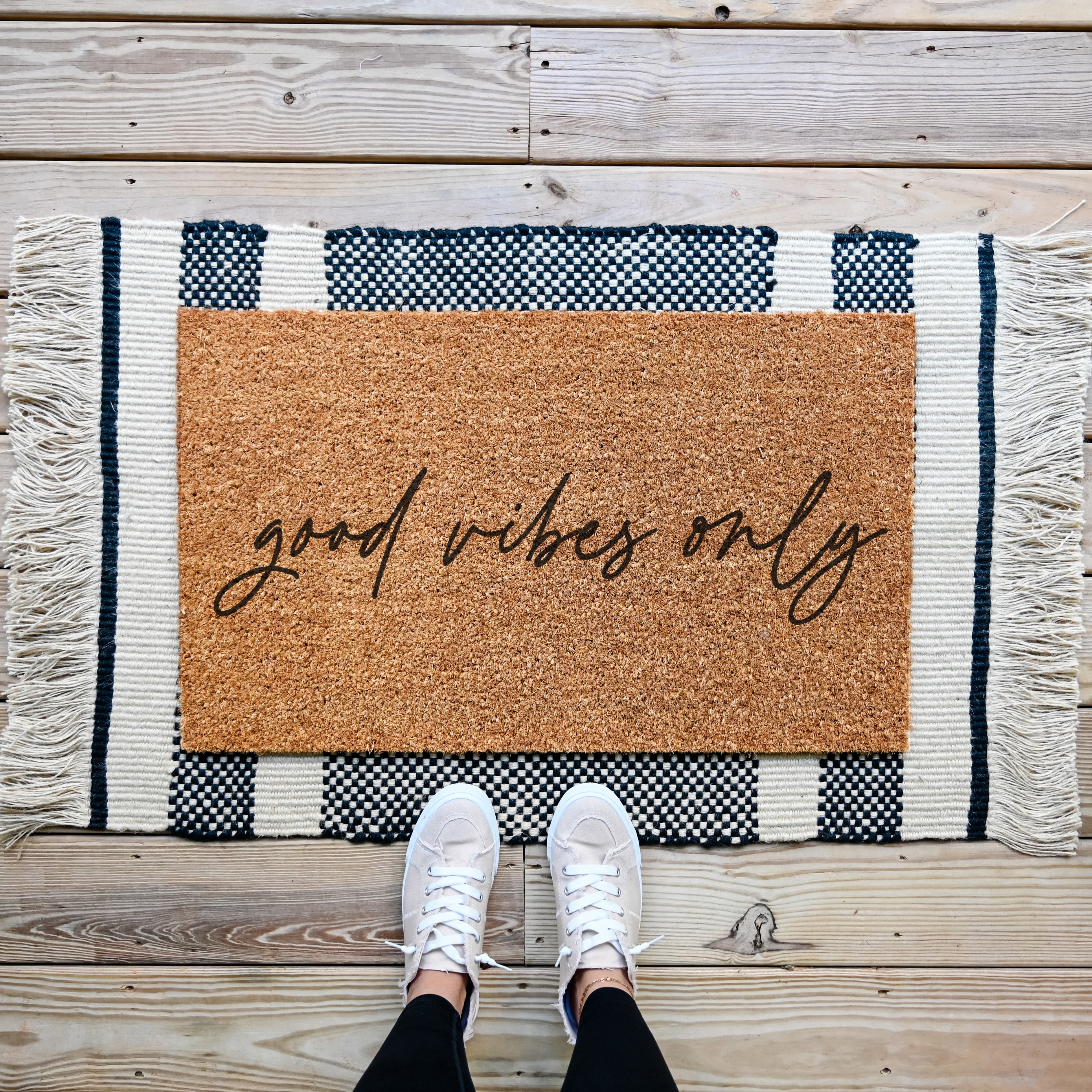 Good Vibes Only Doormat - Hamlin Row