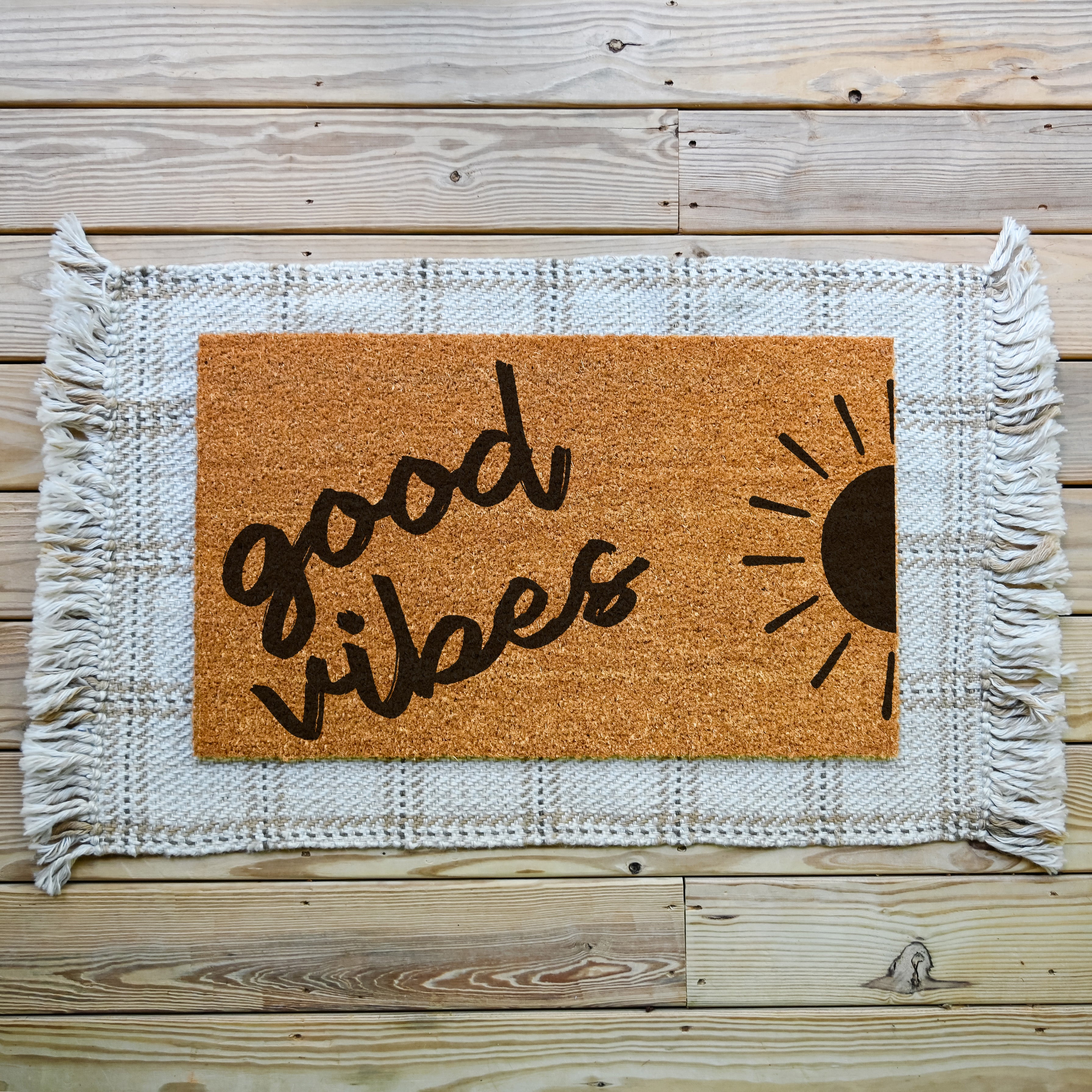 Good Vibes Sun Doormat