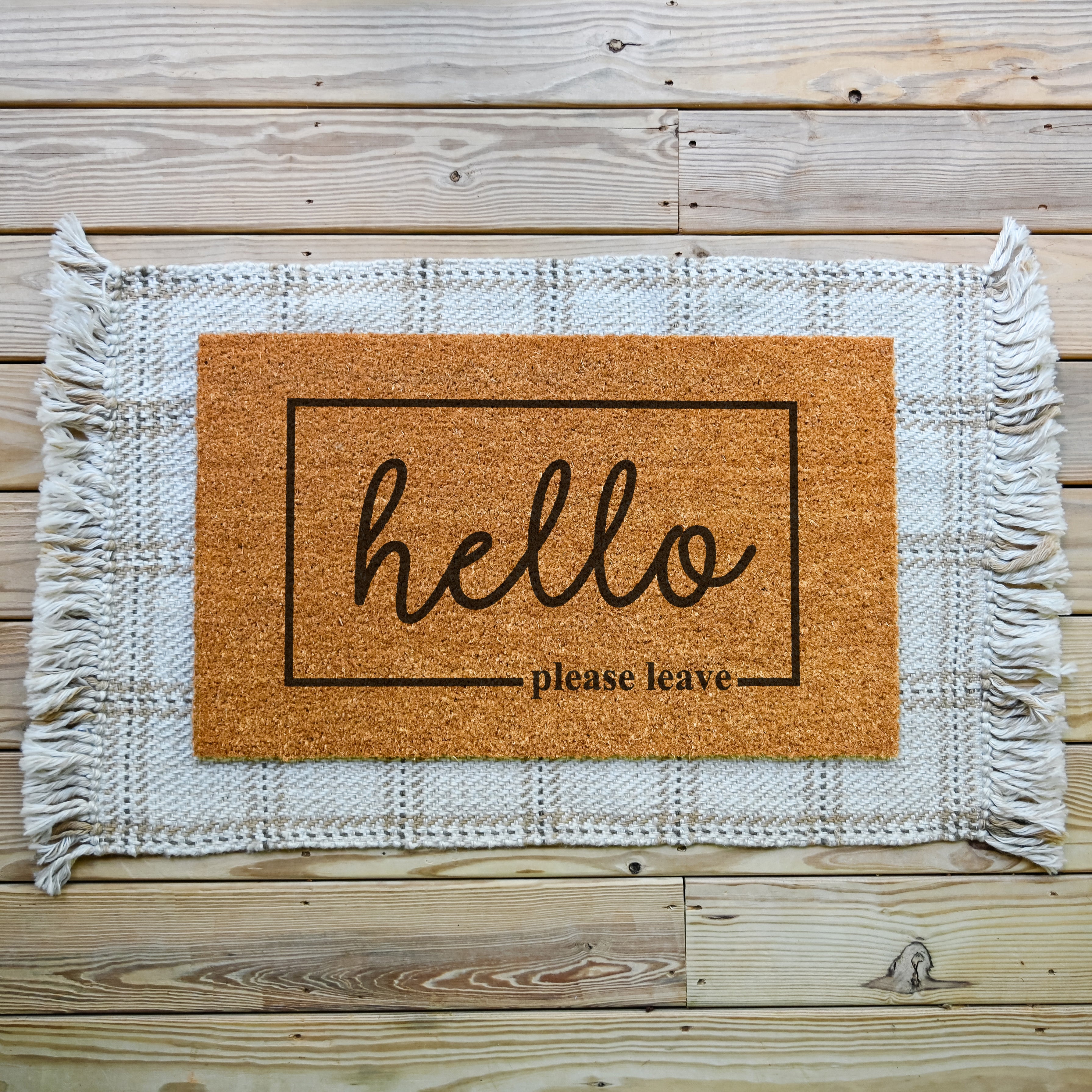 Hello, Please Leave Doormat - Hamlin Row
