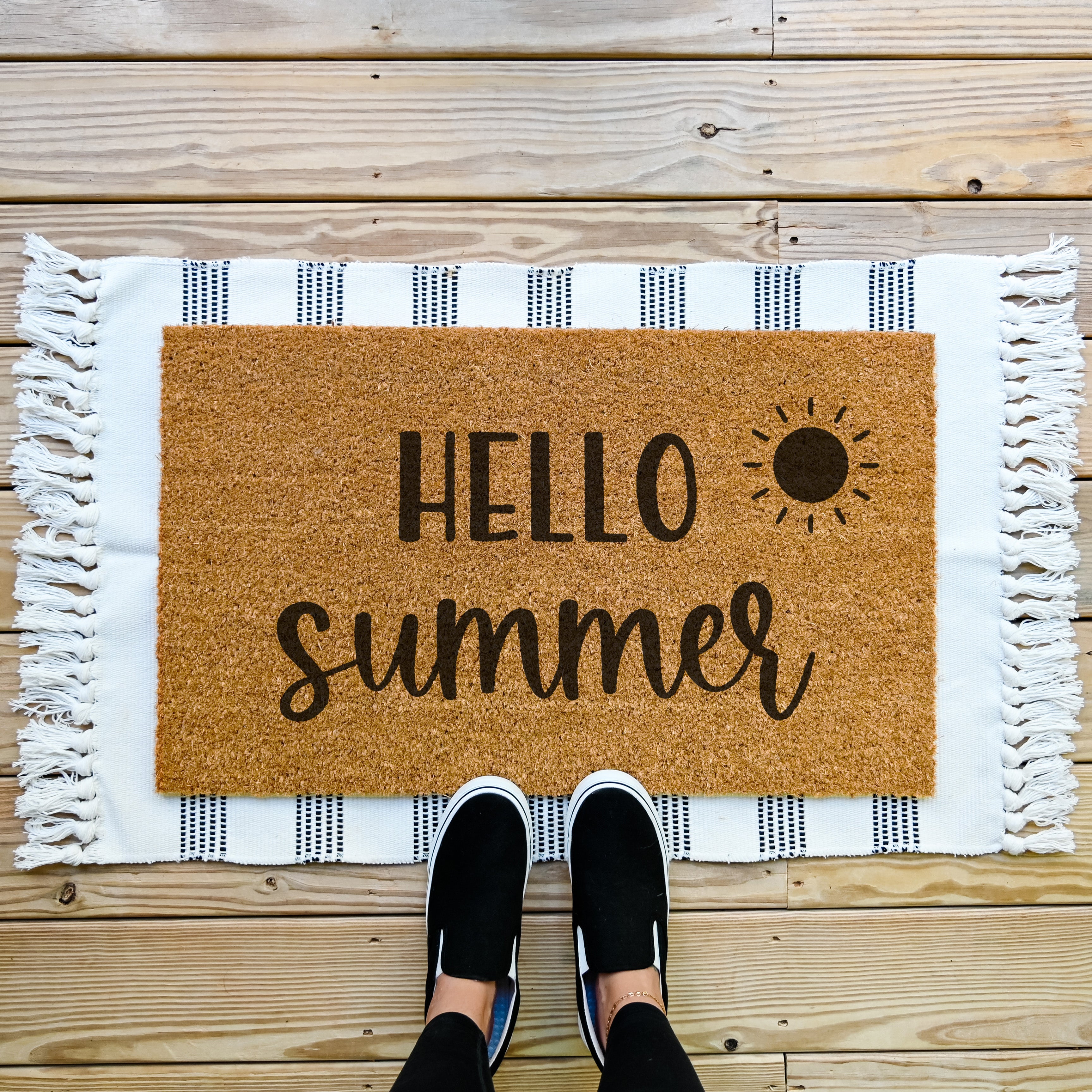 Hello Summer Welcome Doormat