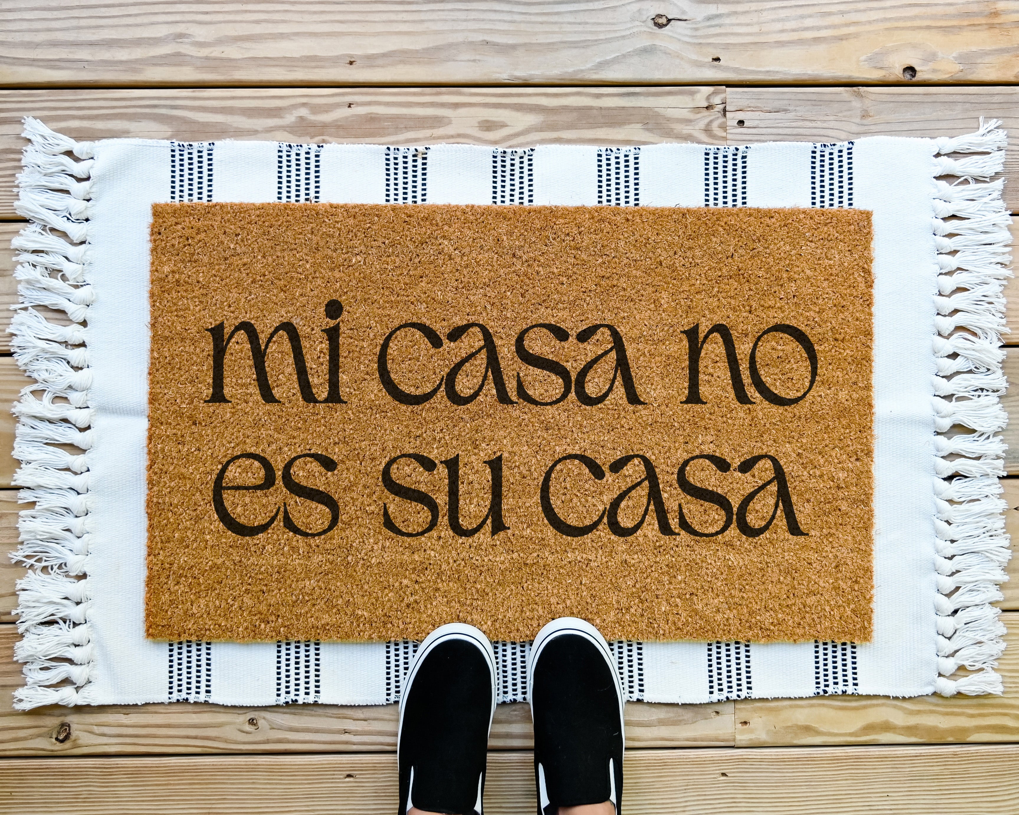 Mi Casa No Es Su Casa Doormat. Coir doormat.
