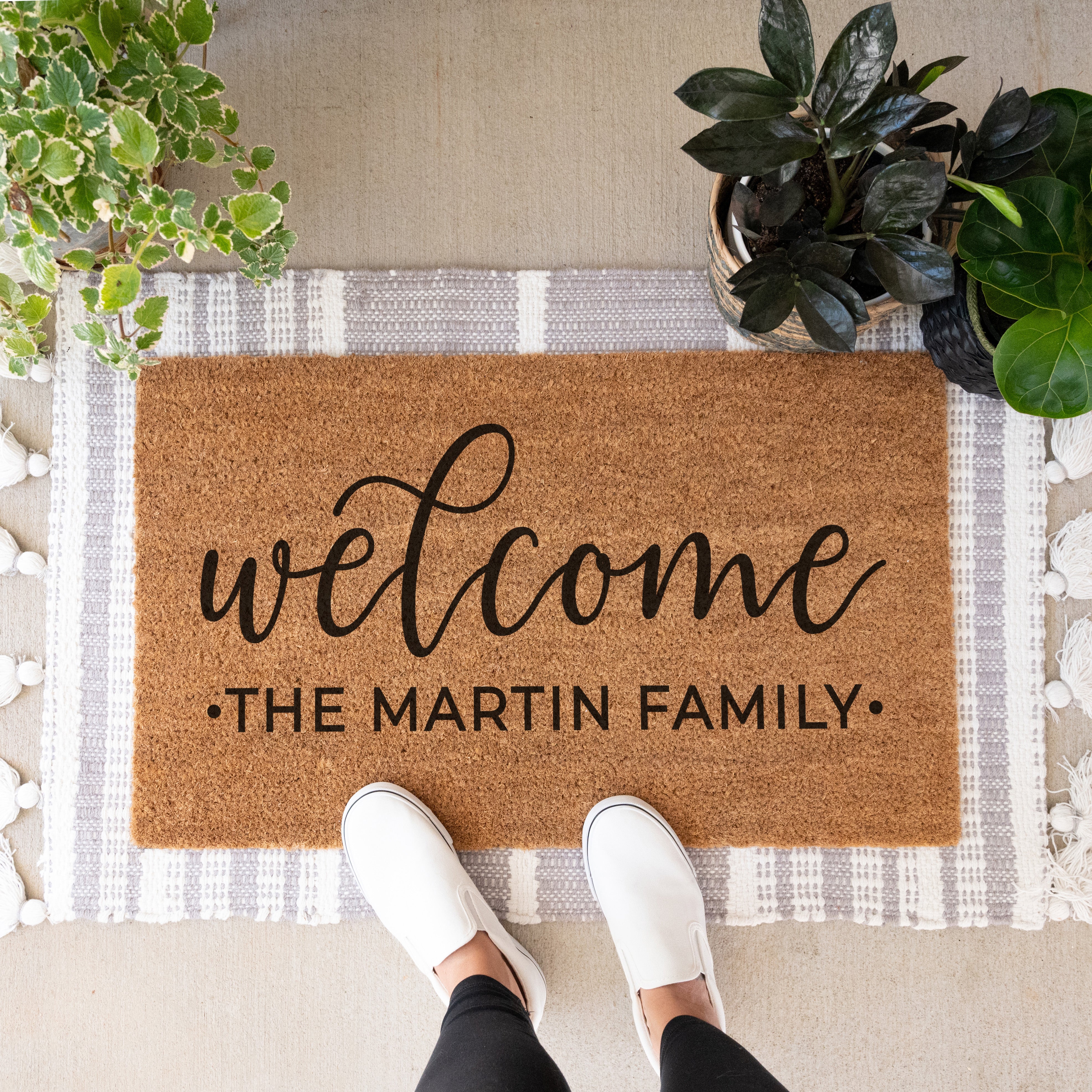 Personalized Welcome Doormat