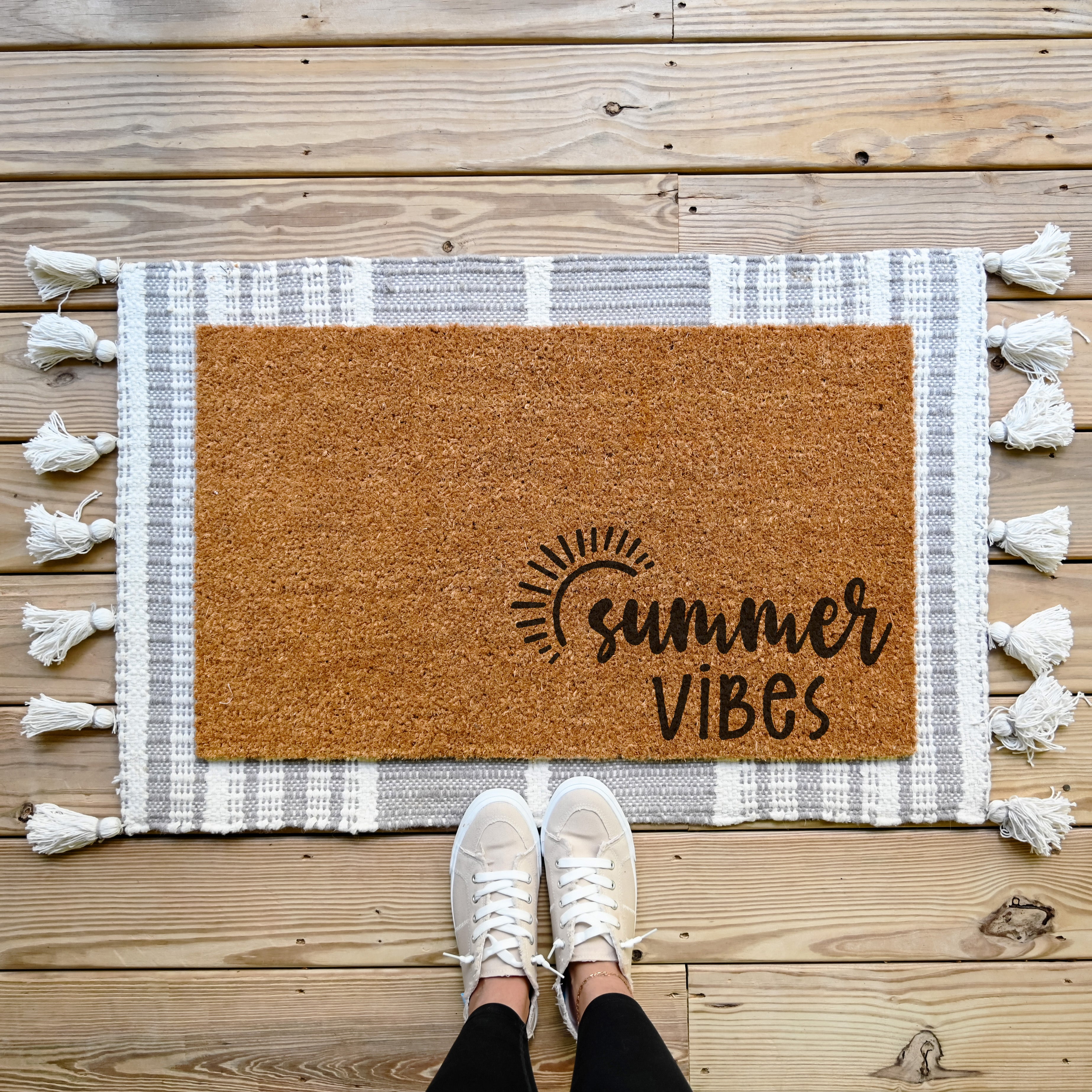 Summer Vibes Sun Doormat