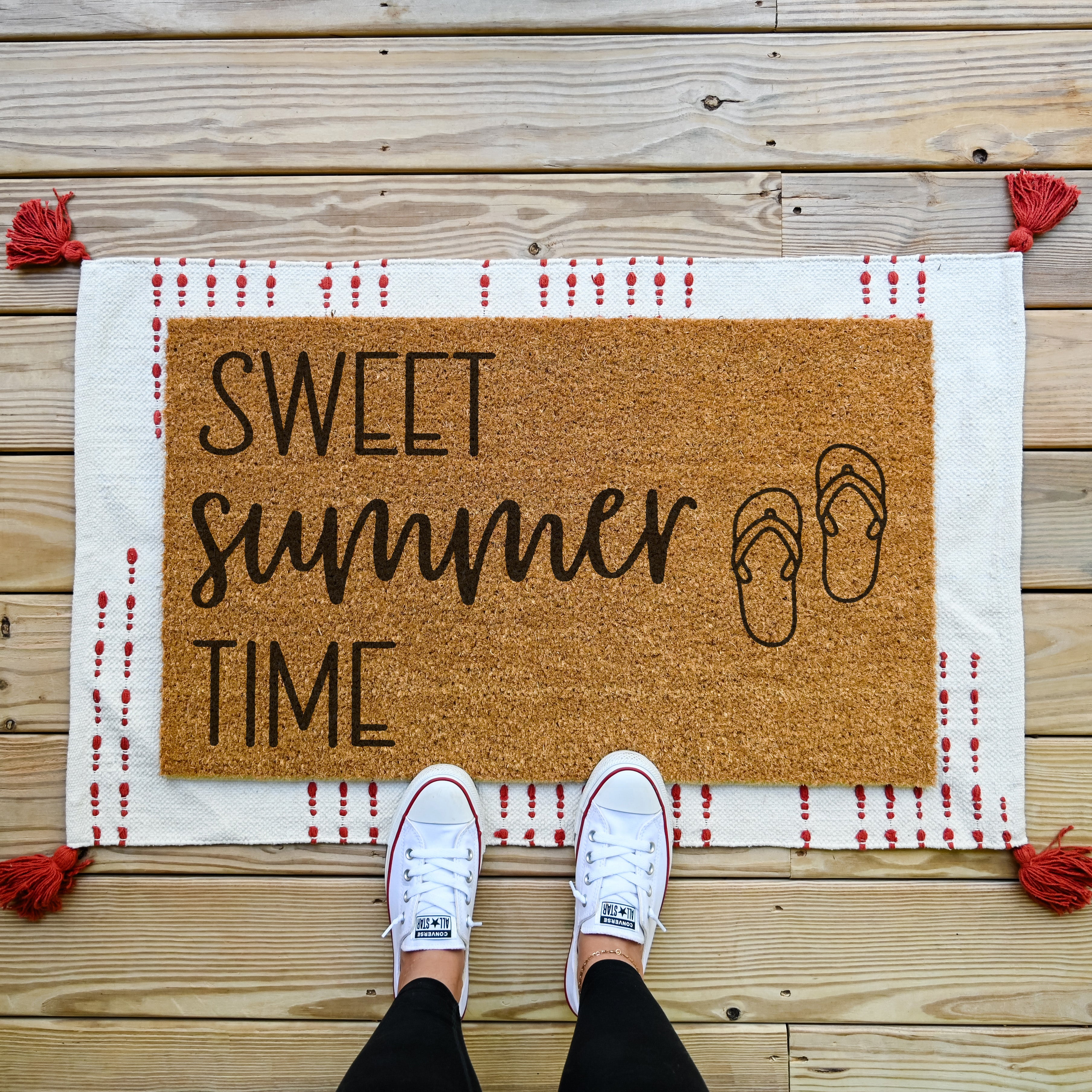 Sweet Summer Time Summer Doormat