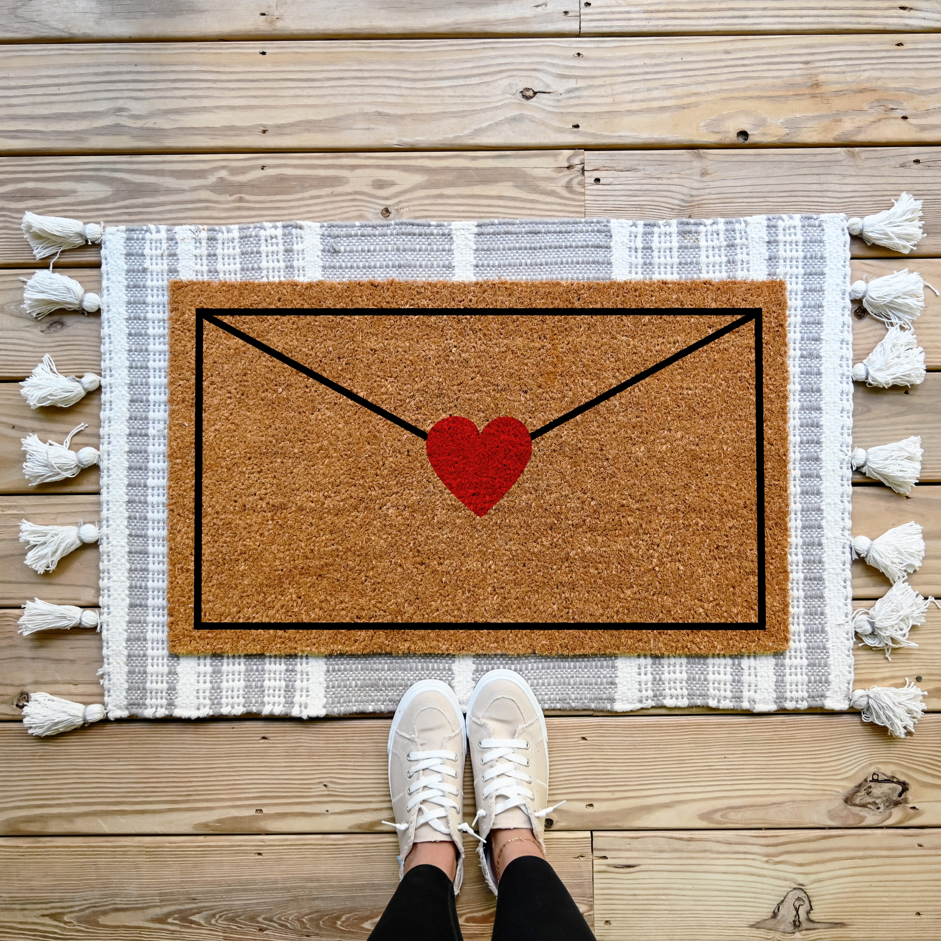 Valentine's Day Love Letter Doormat