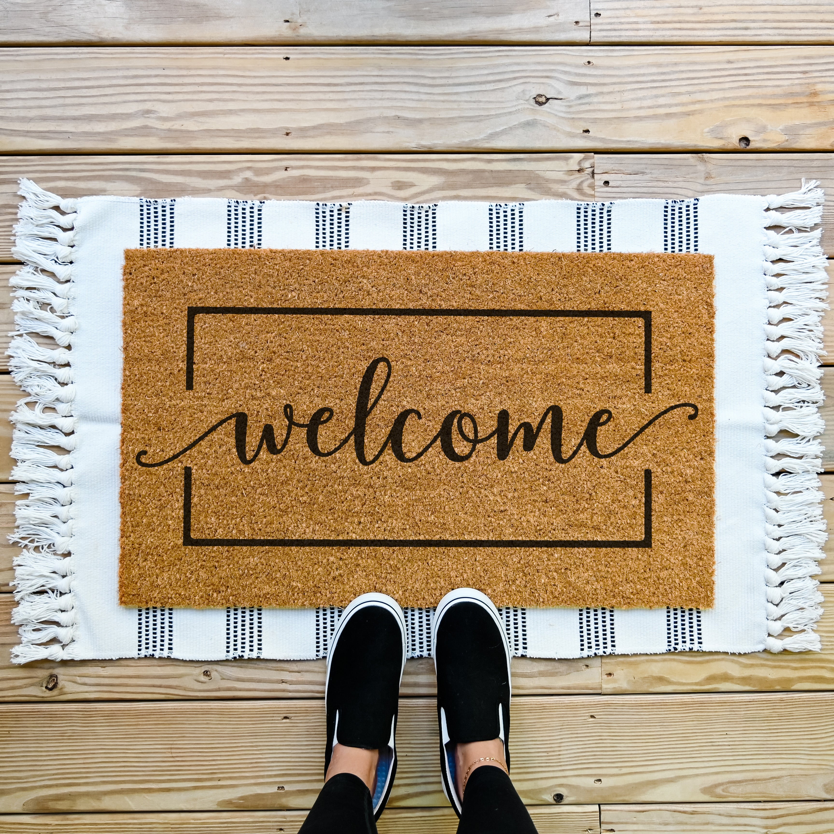 Welcome Mat.  Coir doormat