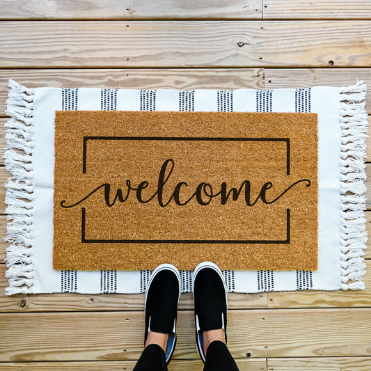 Welcome Mat. Coir doormat