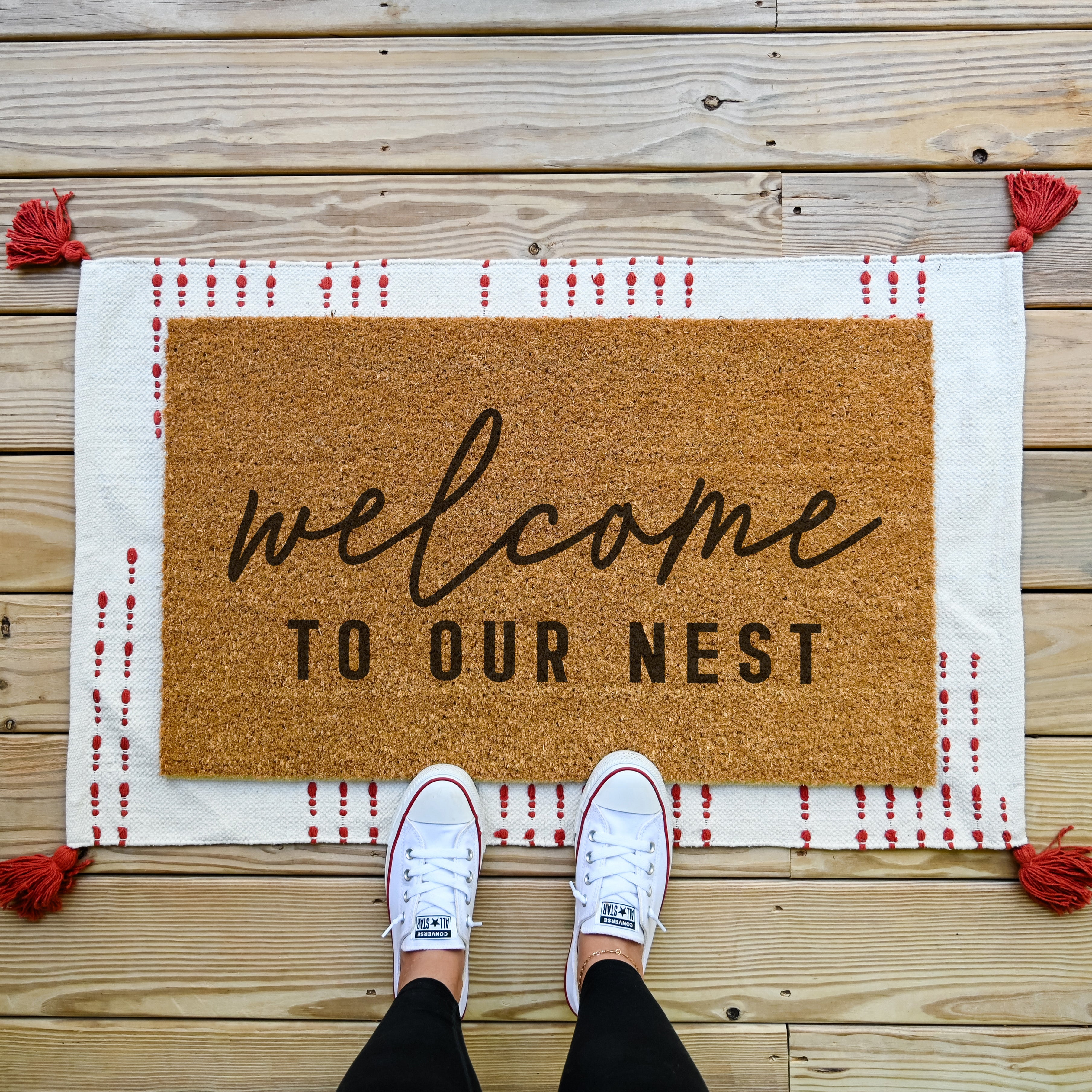 Welcome To Our Nest Doormat - Hamlin Row