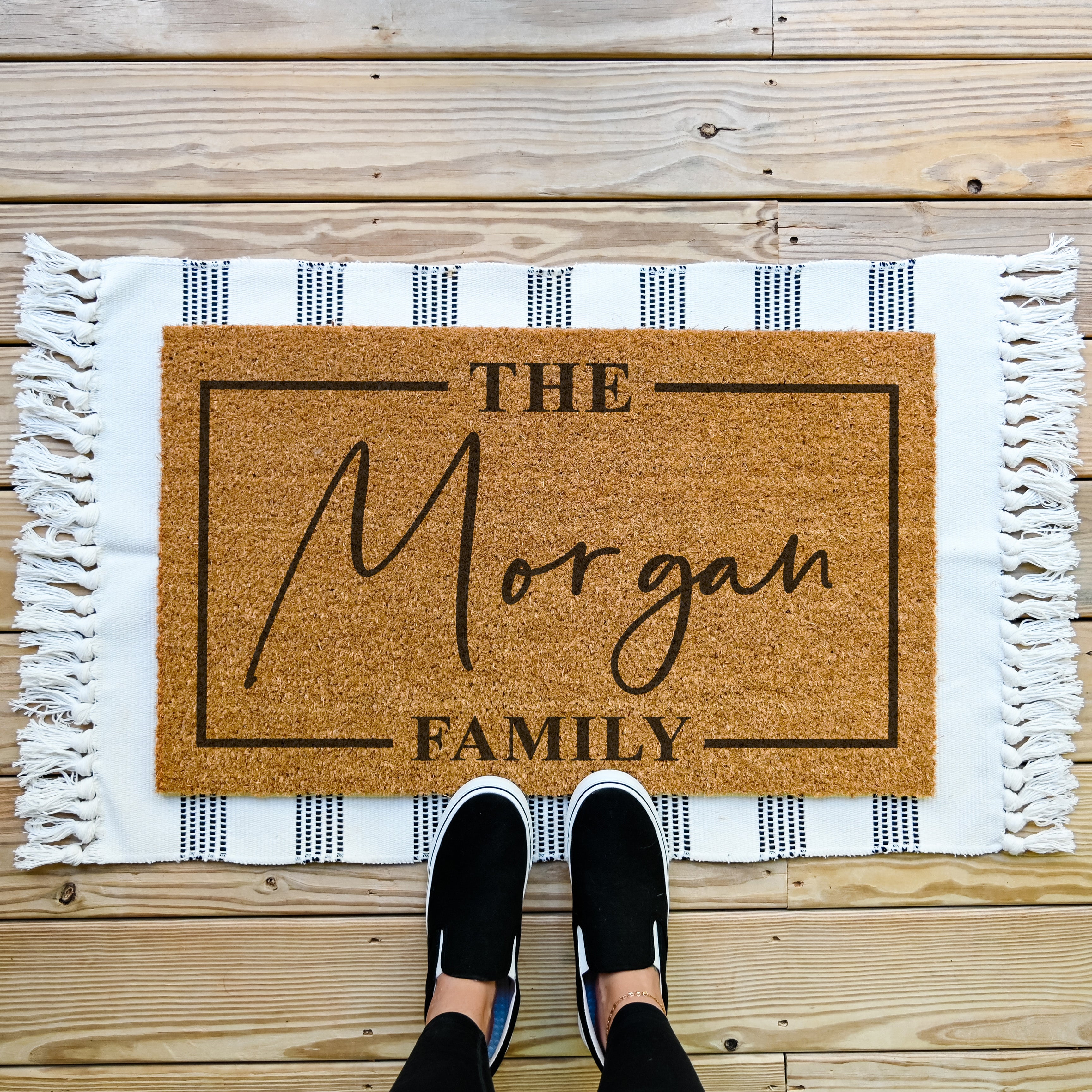 Personalized Family Last Name Doormat