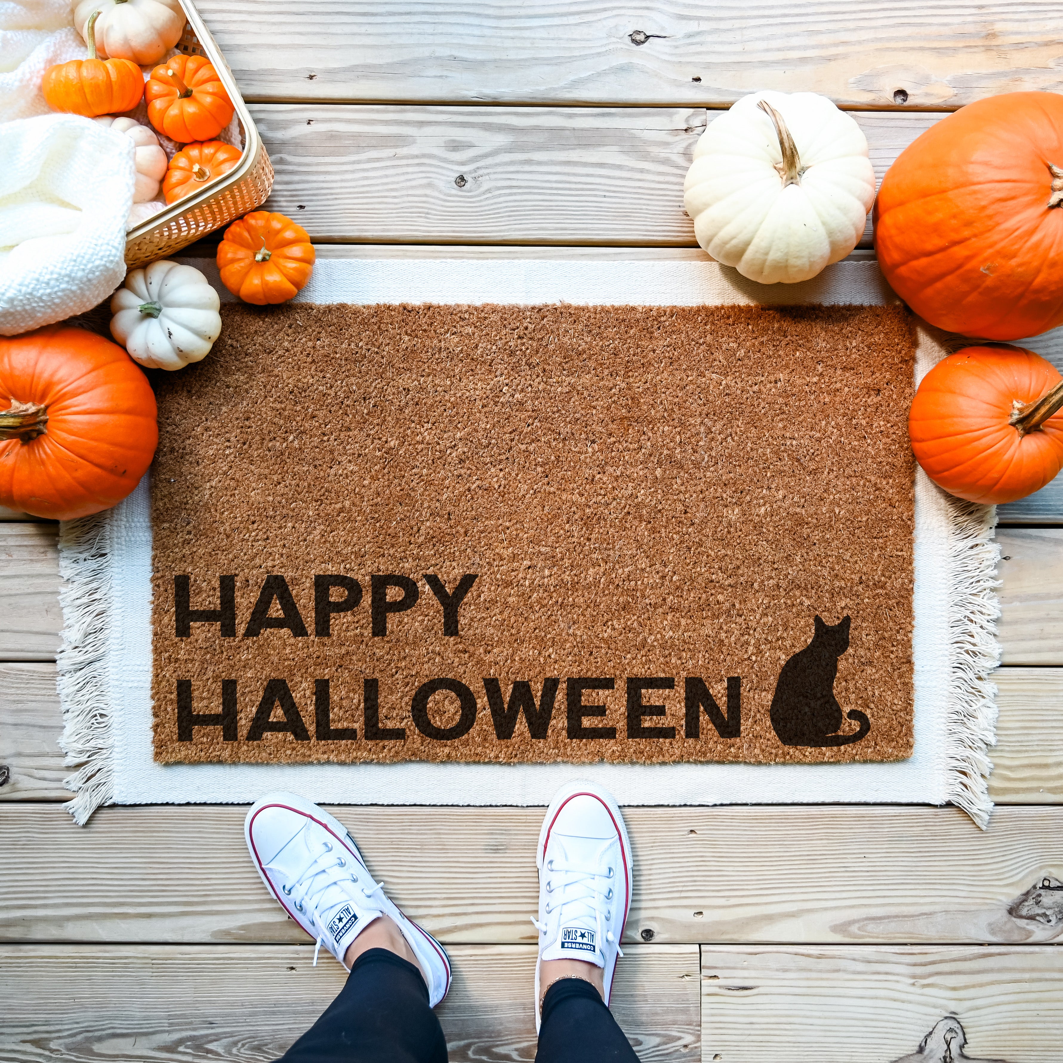Happy Halloween Door Mat - Hamlin Row