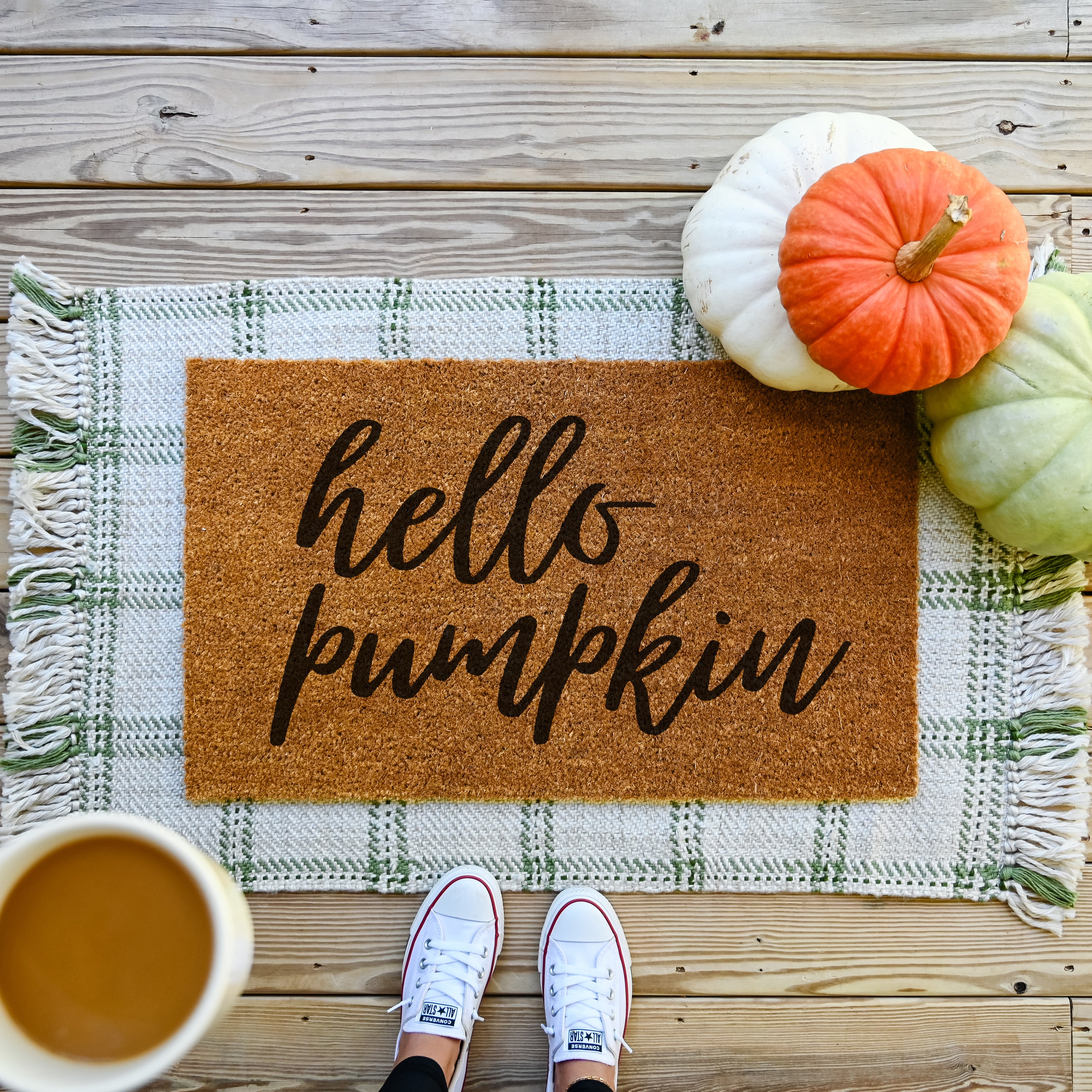 Hello Pumpkin Doormat - Hamlin Row