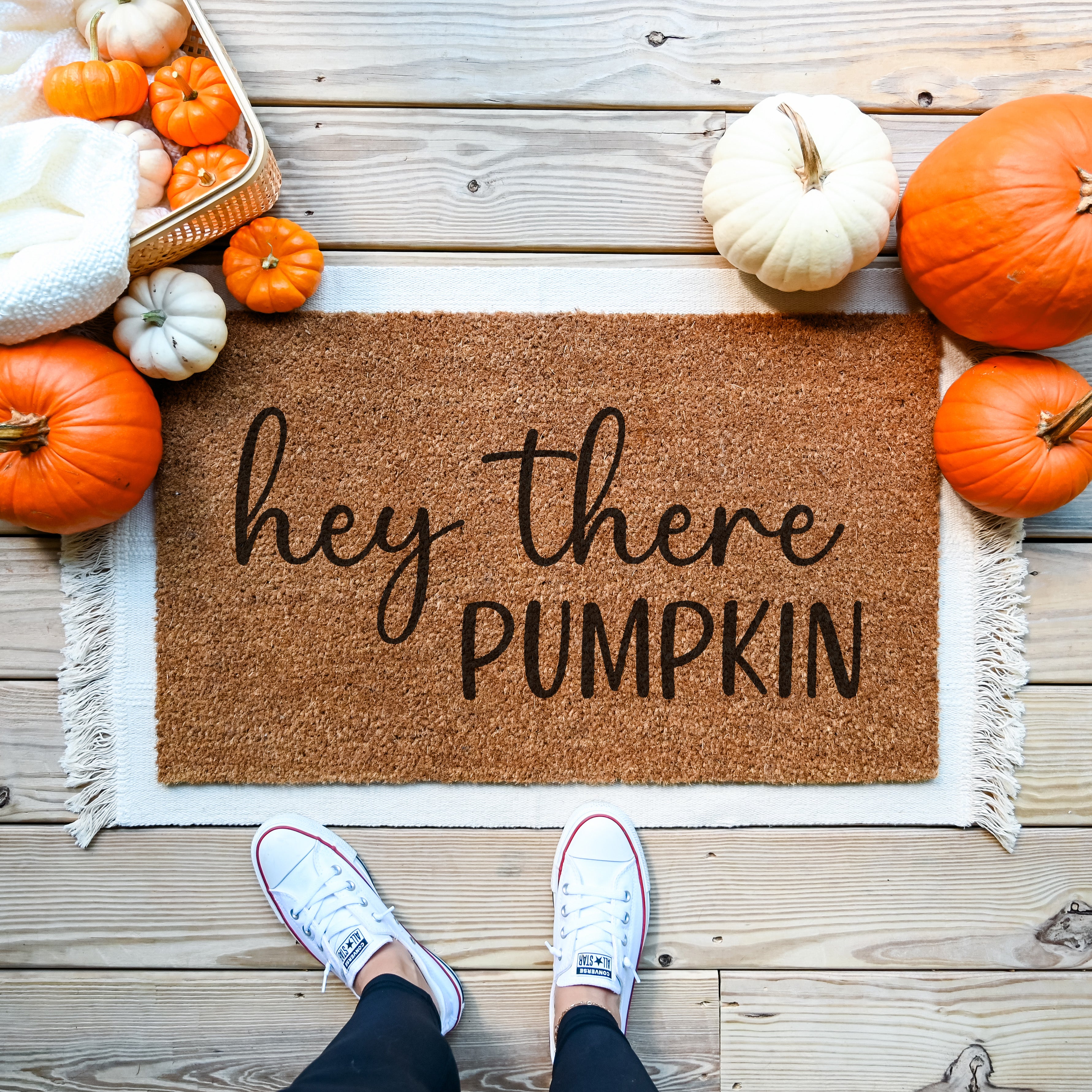 Hey There Pumpkin Doormat - Hamlin Row