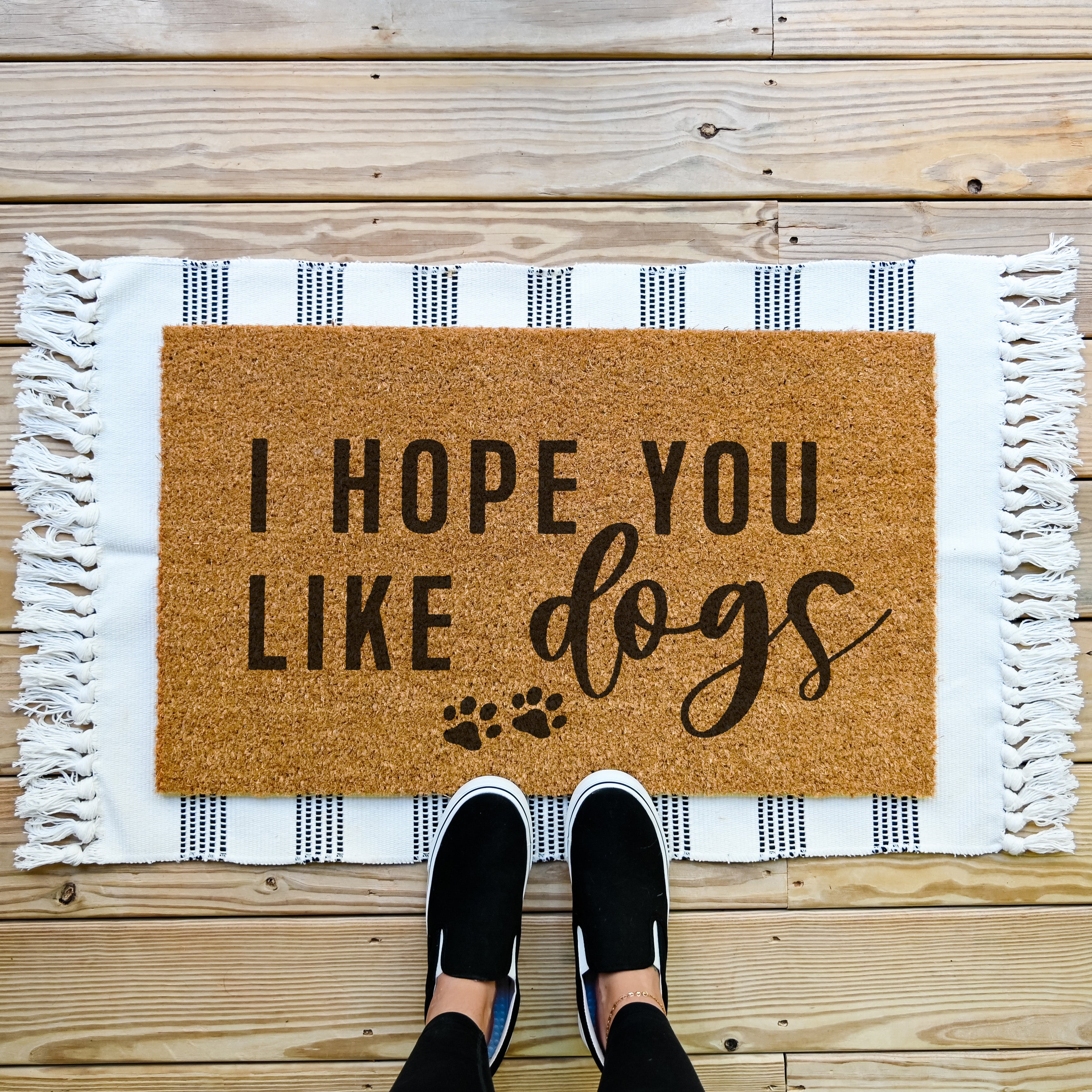 I Hope You Like Dogs Doormat - Hamlin Row
