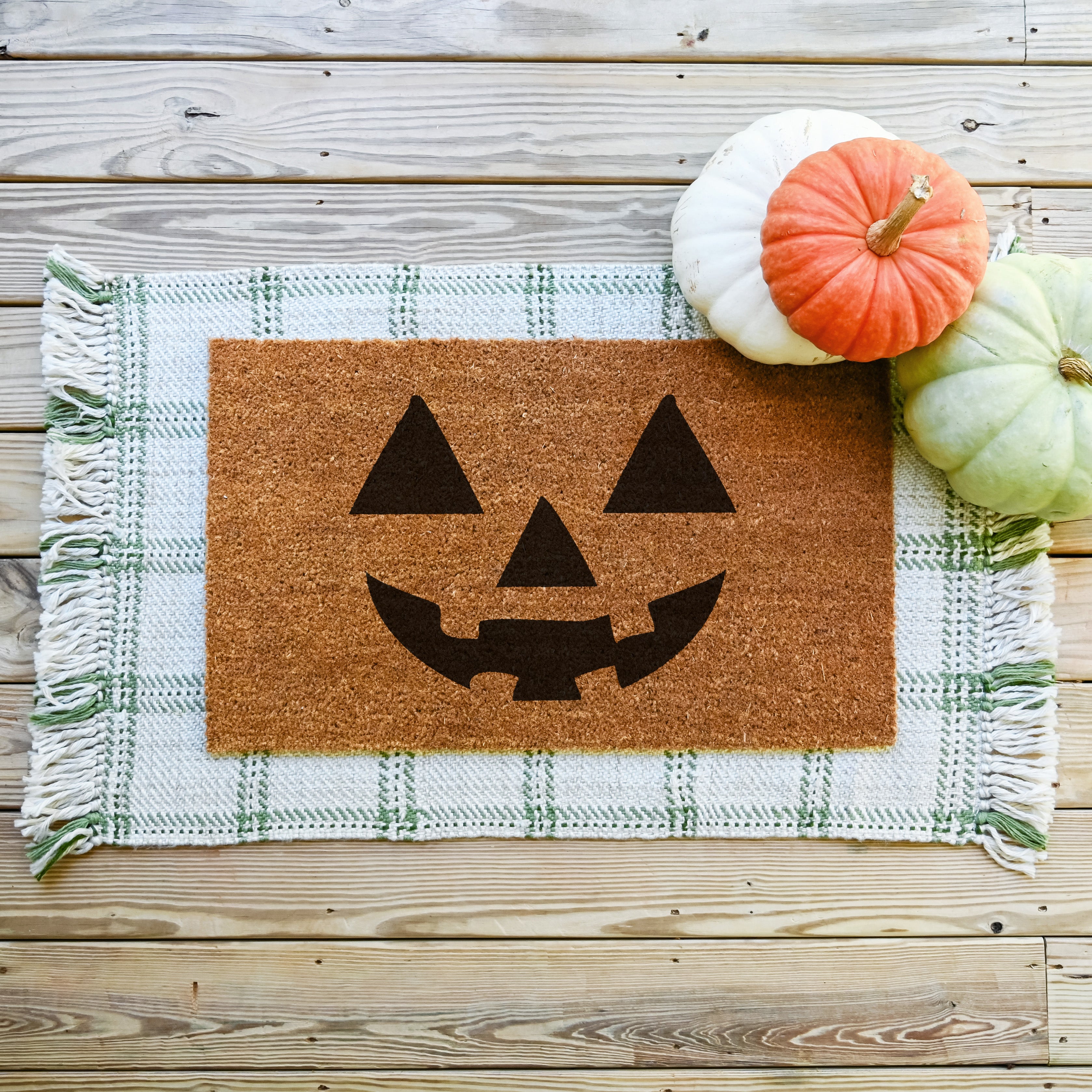 Jack-O'-Lantern Doormat - Hamlin Row