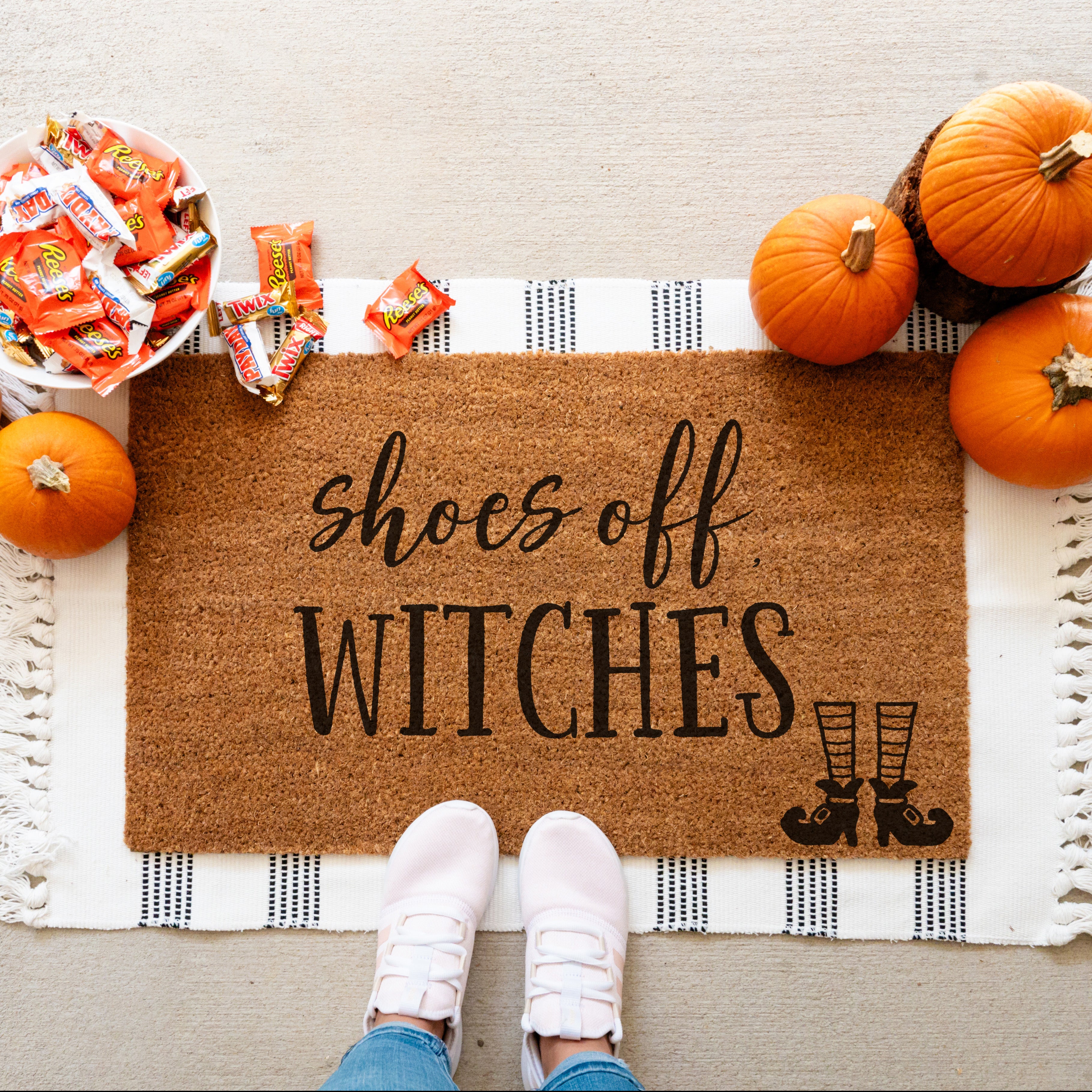 Shoes Off, Witches Doormat - Hamlin Row