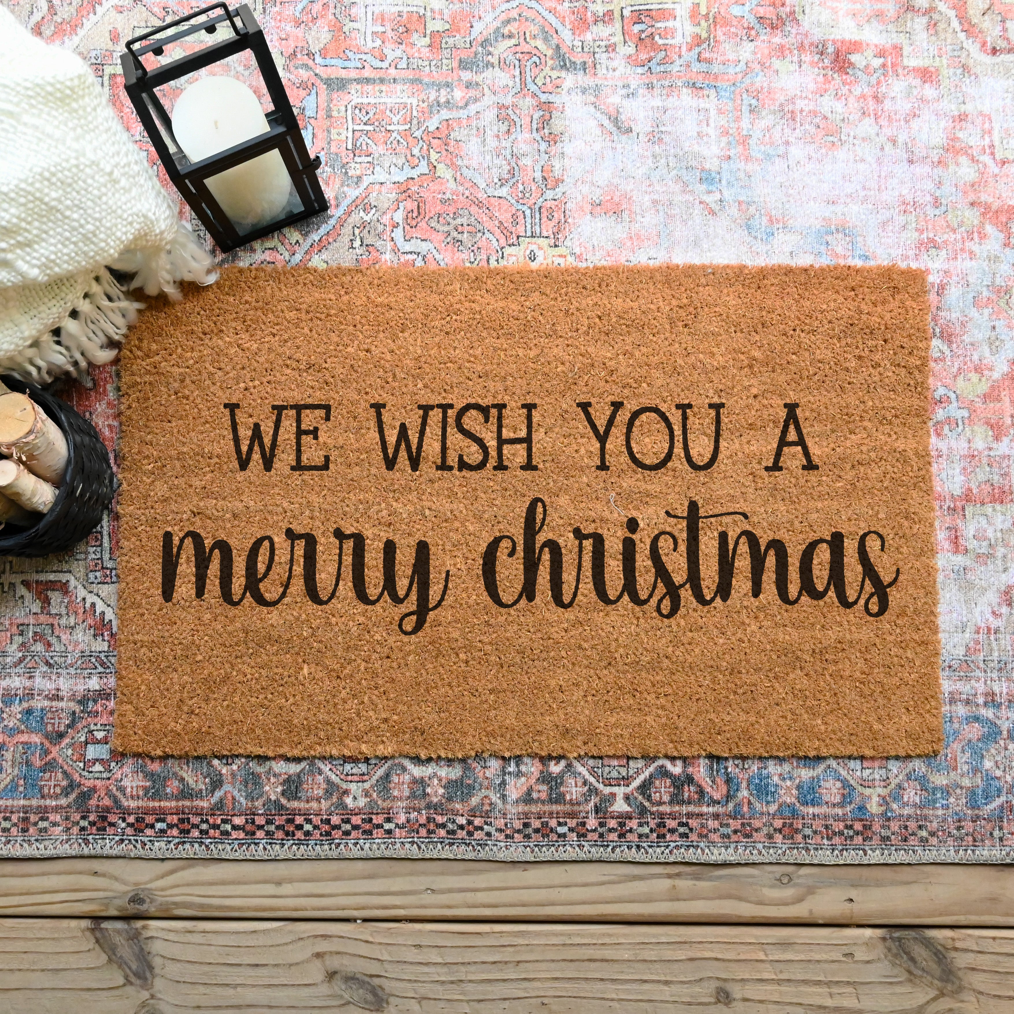 We Wish You A Merry Christmas Doormat