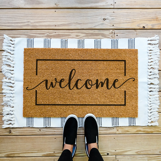 Welcome Mat.  Coir doormat