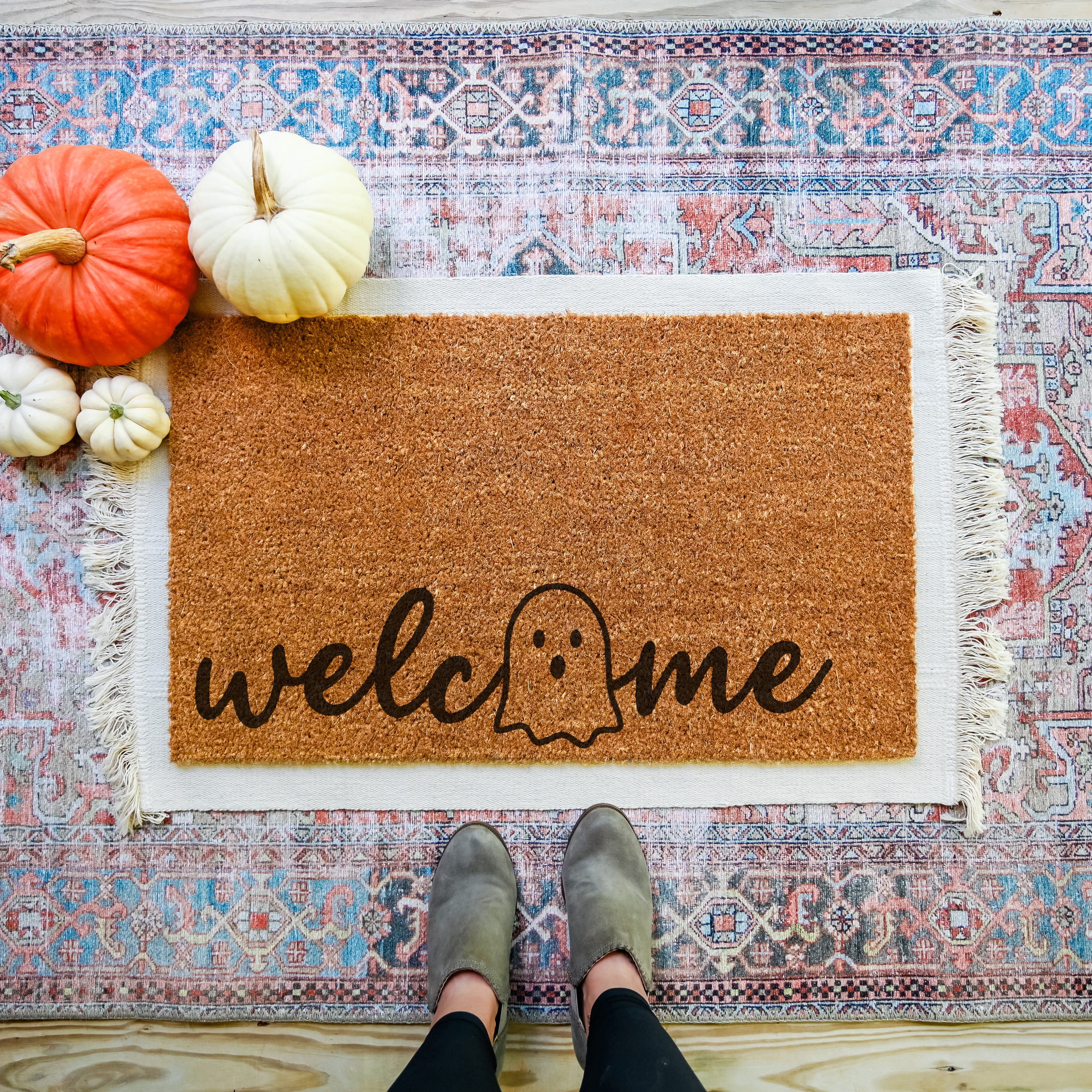 Ghost Welcome Doormat - Hamlin Row